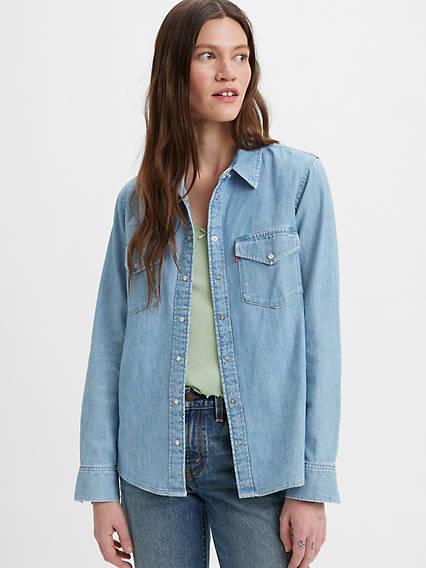 Iconic Western Denim Shirt Product Image