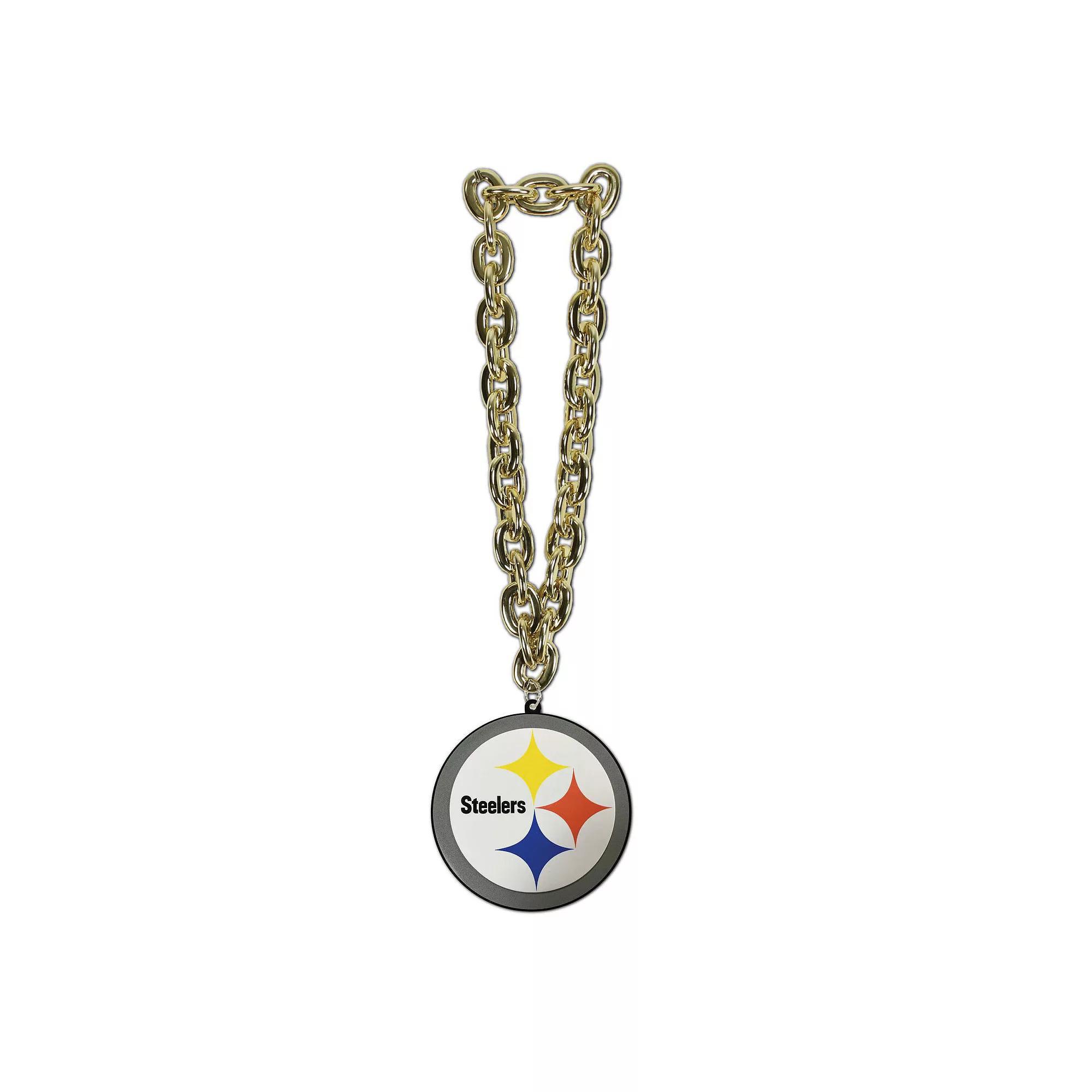 Pittsburgh Steelers Team Logo Fan Chain, Men's Product Image