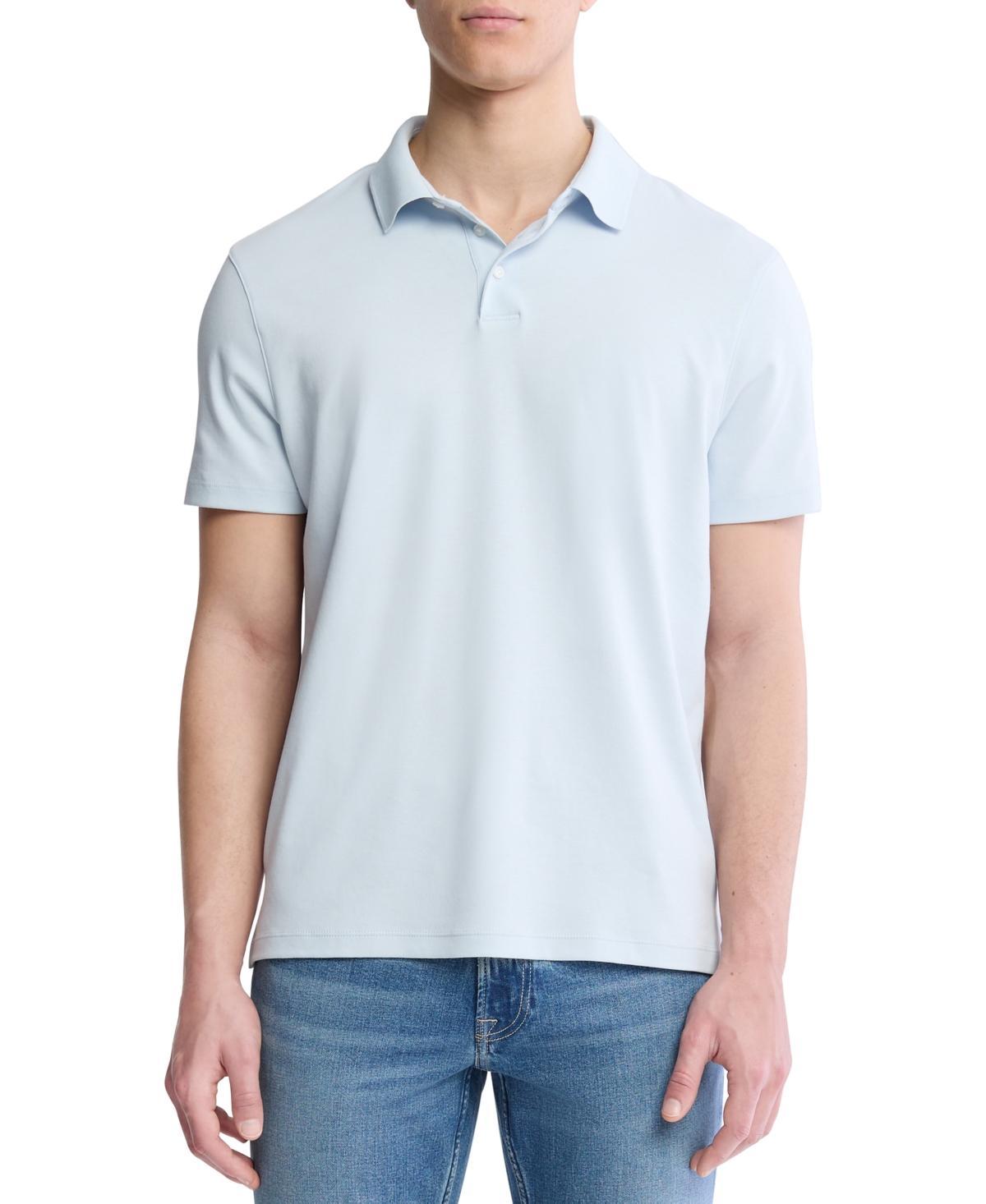 Calvin Klein Men's Supima Cotton Classic Polo Shirt - White - XS Product Image