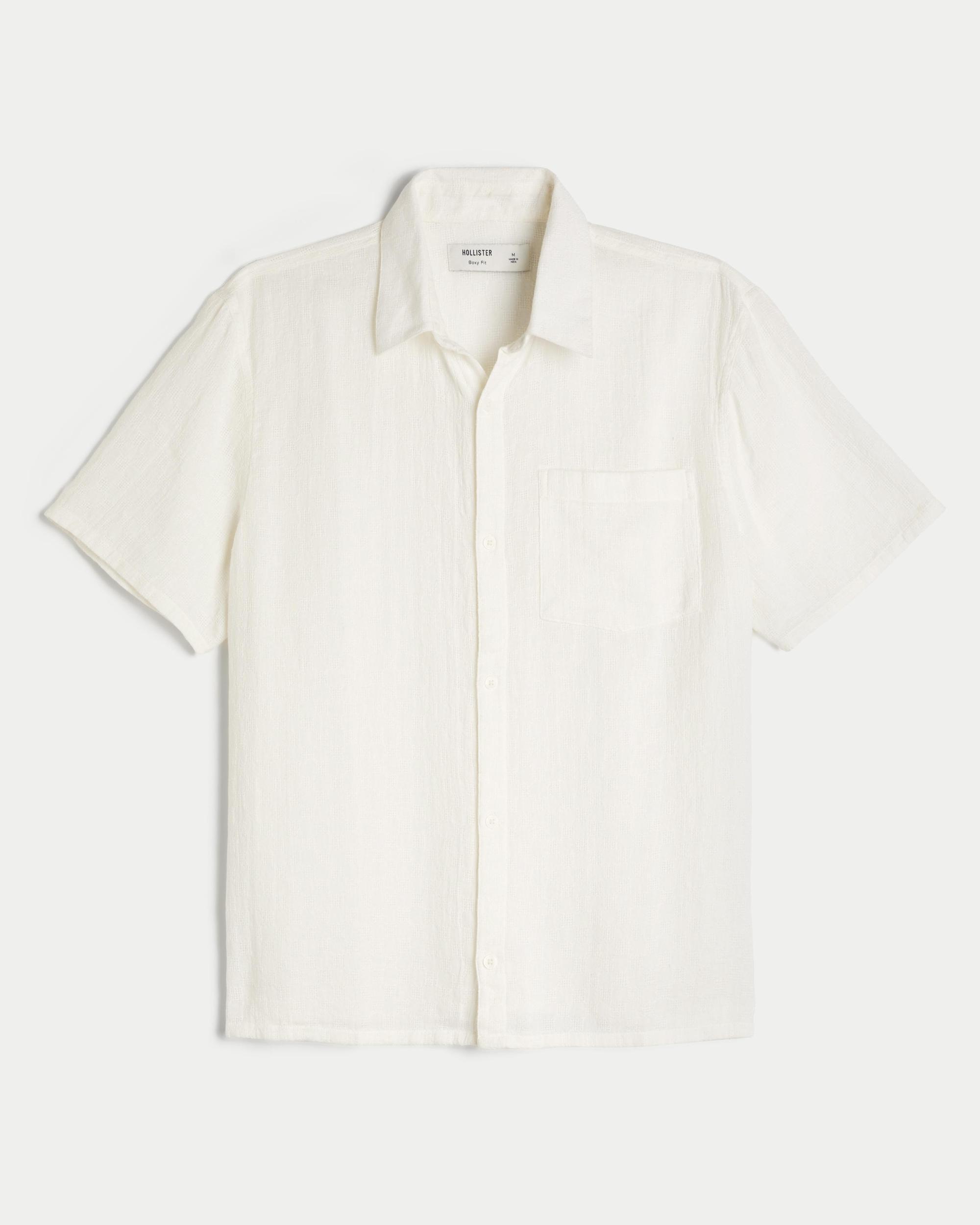 Boxy Short-Sleeve Shirt Product Image