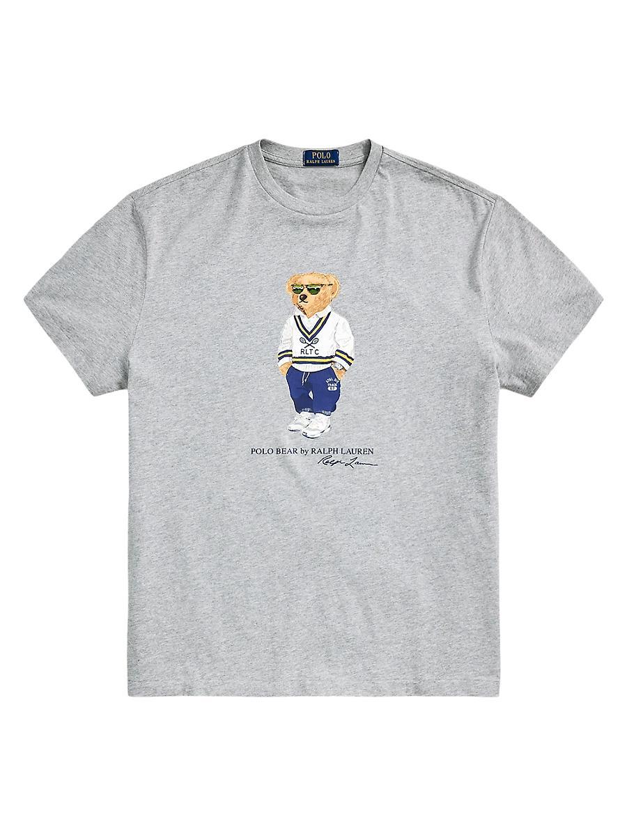 Mens Classic-Fit Polo Bear Jersey T-Shirt Product Image