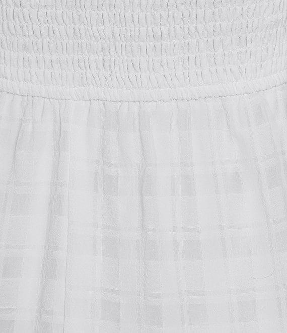 Allison & Kelly Long Sleeve Smocked Tiered Fit-And-Flare Dress Product Image
