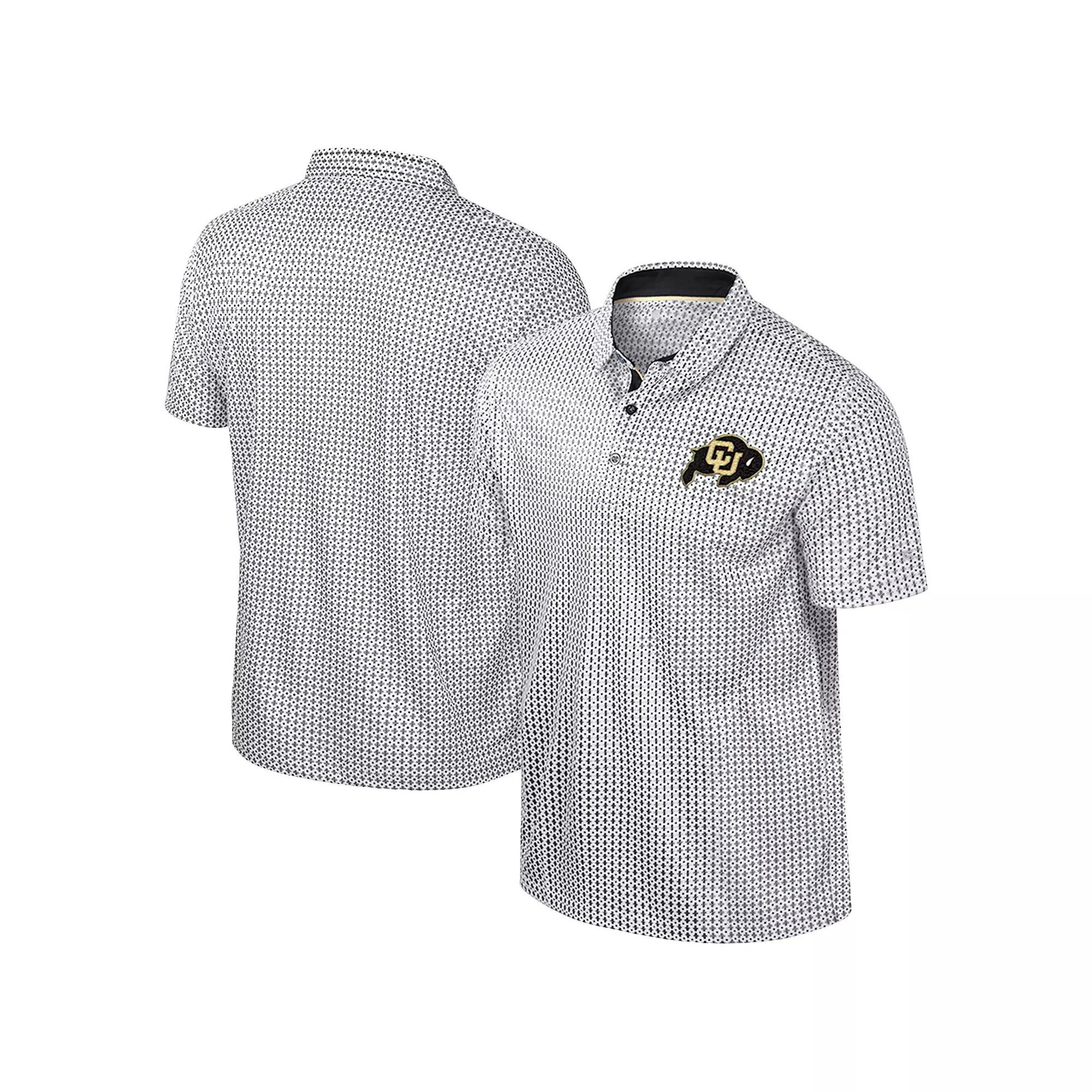 Men's Colosseum Black Colorado Buffaloes Big & Tall Marty Rival Polo, Size: 5XLT Product Image