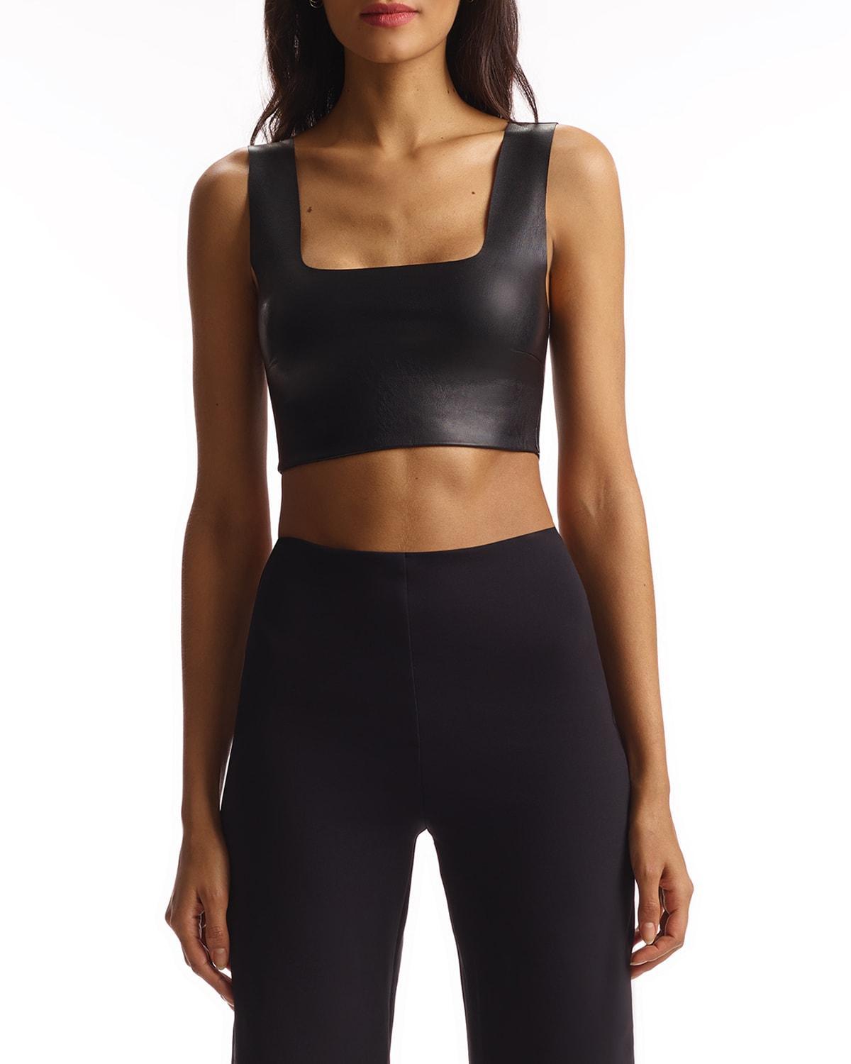 Commando Faux Leather Crop Top Product Image