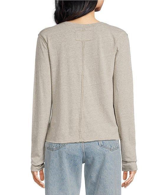 Free People Nova Crew Neck Long Sleeve Tee Product Image