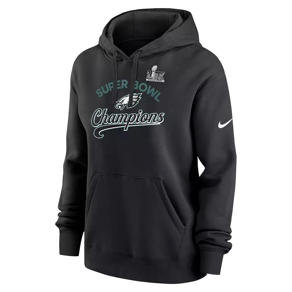 Womens Nike Philadelphia Eagles Super Bowl LIX Champions Tailsweep Hoodie Product Image