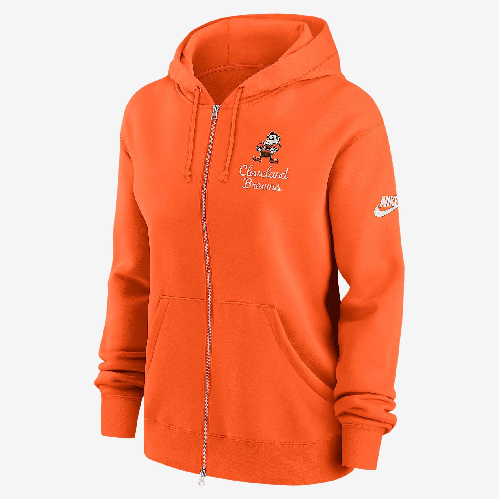 Cleveland Browns Phoenix Rewind Nike Women's NFL Full-Zip Hoodie Product Image
