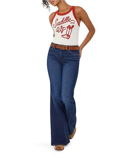 Wrangler Ringer #double;Saddle Up#double; Sleeveless Tank Product Image