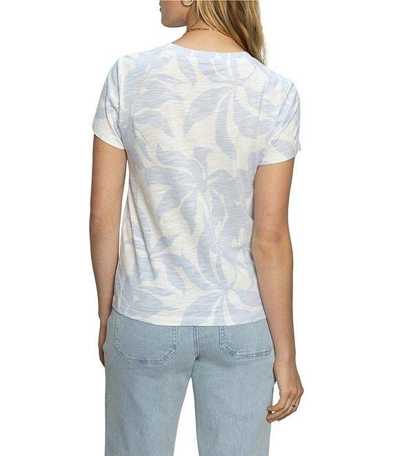 Sanctuary The Perfect Tee Crew Neck Floral Print Short Sleeve Top Product Image