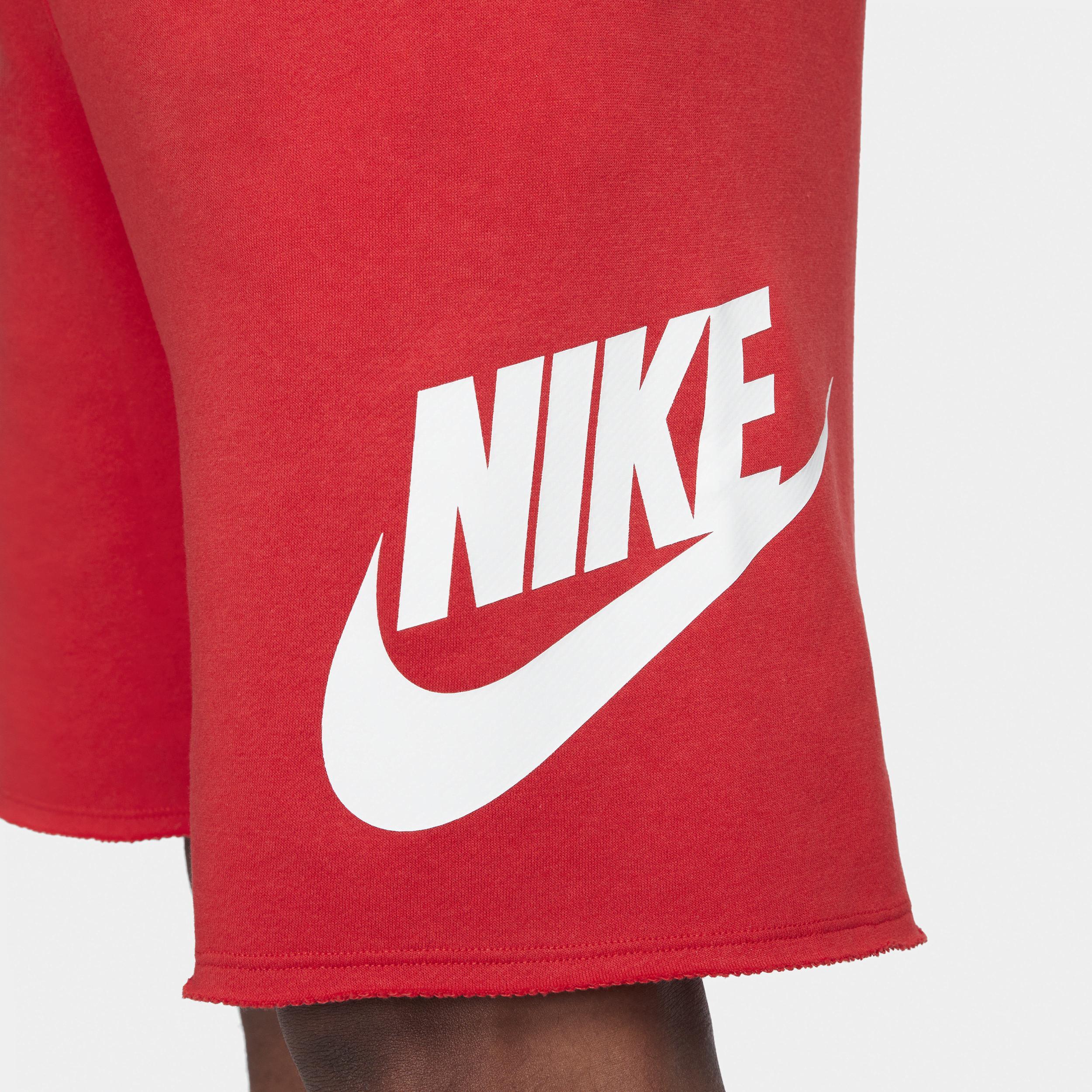 Nike Mens Nike Club Alumni Shorts - Mens Red/White Product Image