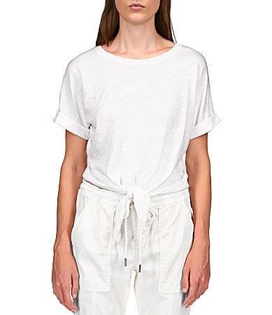 Sanctuary All Day Tie Front Tee Product Image