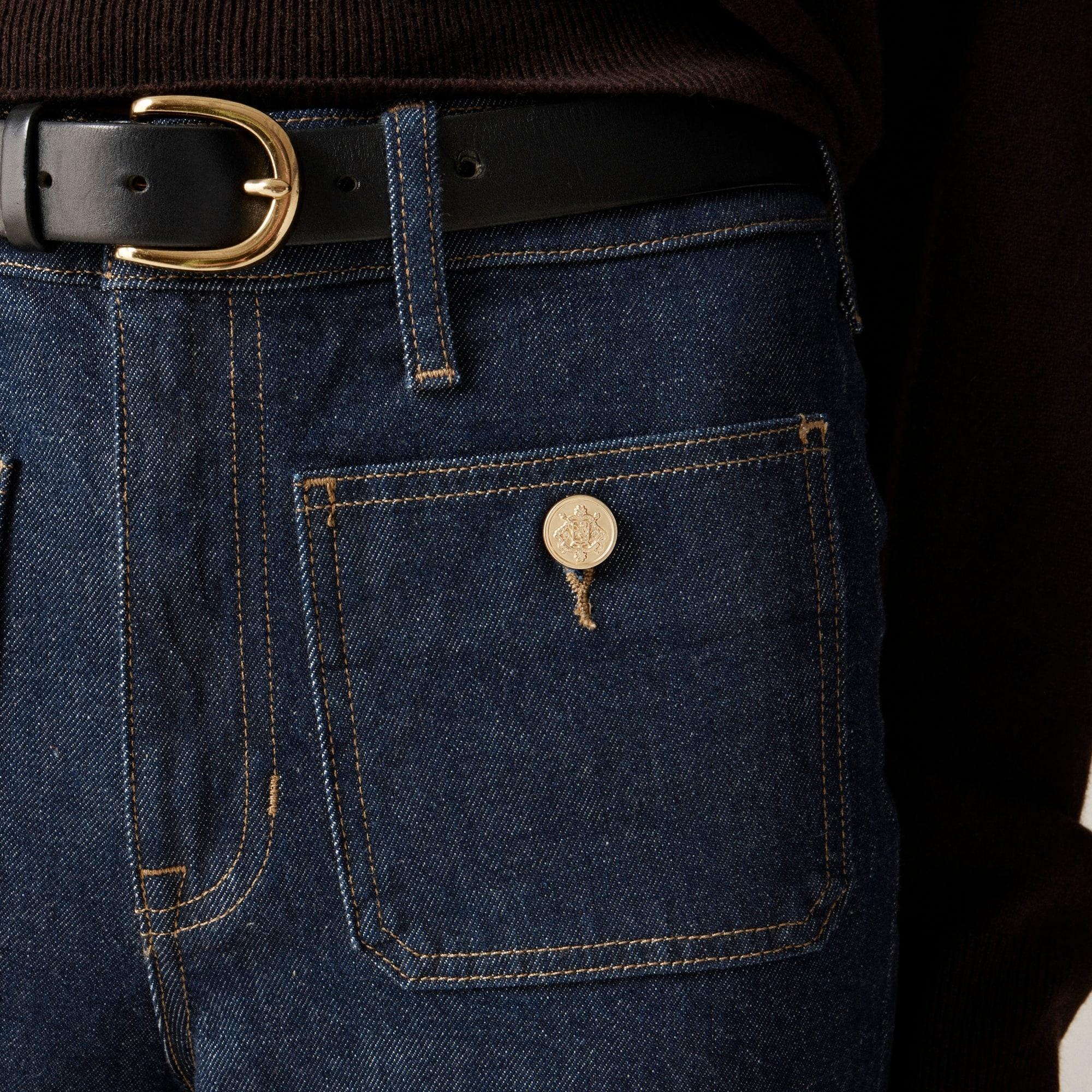 Slim-wide jean with sailor pockets Product Image