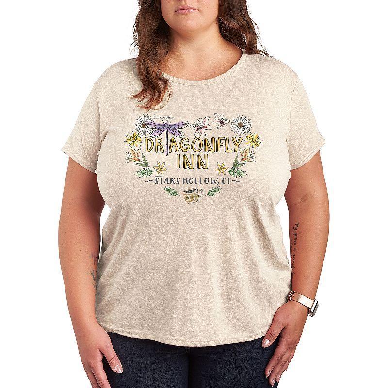 Plus Gilmore Girls Dragonfly Inn Graphic Tee, Womens Product Image