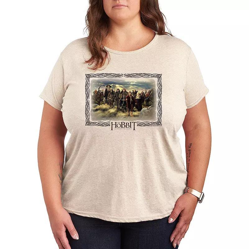 Plus The Hobbit Group Graphic Tee, Womens Product Image