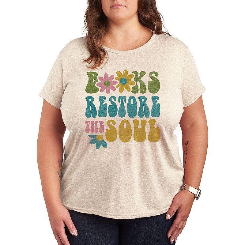 Plus Peanuts Woodstock Clover Graphic Tee, Womens Heather Grey Product Image