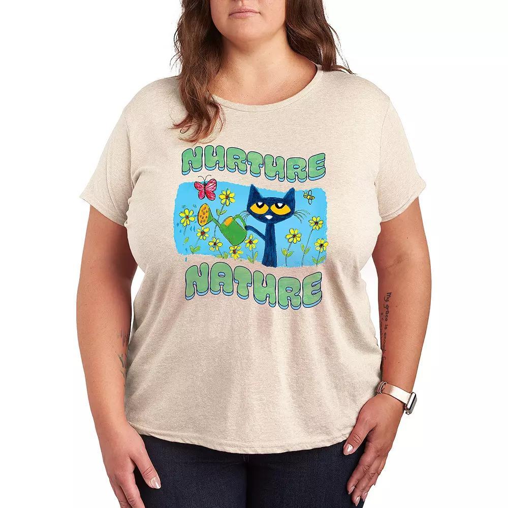 Plus Barbie® Holiday Friends Graphic Tee, Women's, Size: 3XL, Grey Gray Product Image