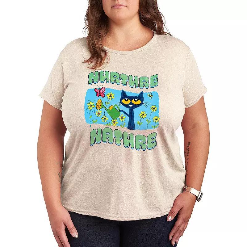 Plus Barbie® Holiday Friends Graphic Tee, Women's, Size: 3XL, Grey Gray Product Image