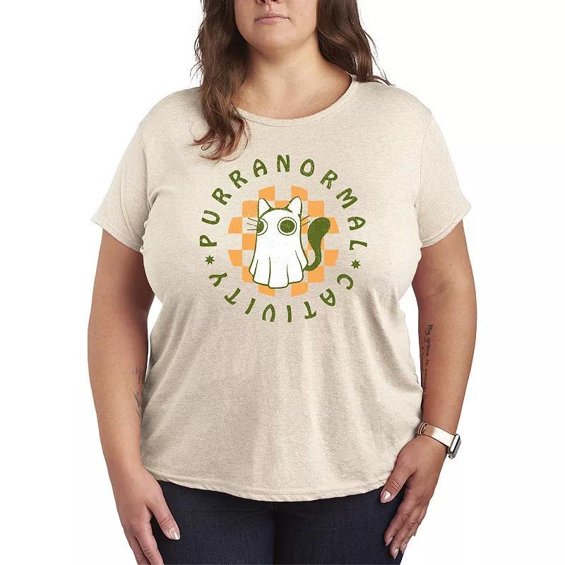 Plus Size Purranormal Cativity Graphic Tee, Womens Product Image