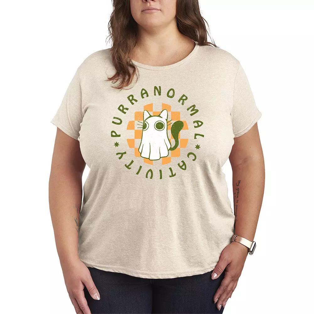 Plus Size Purranormal Cativity Graphic Tee, Womens Product Image