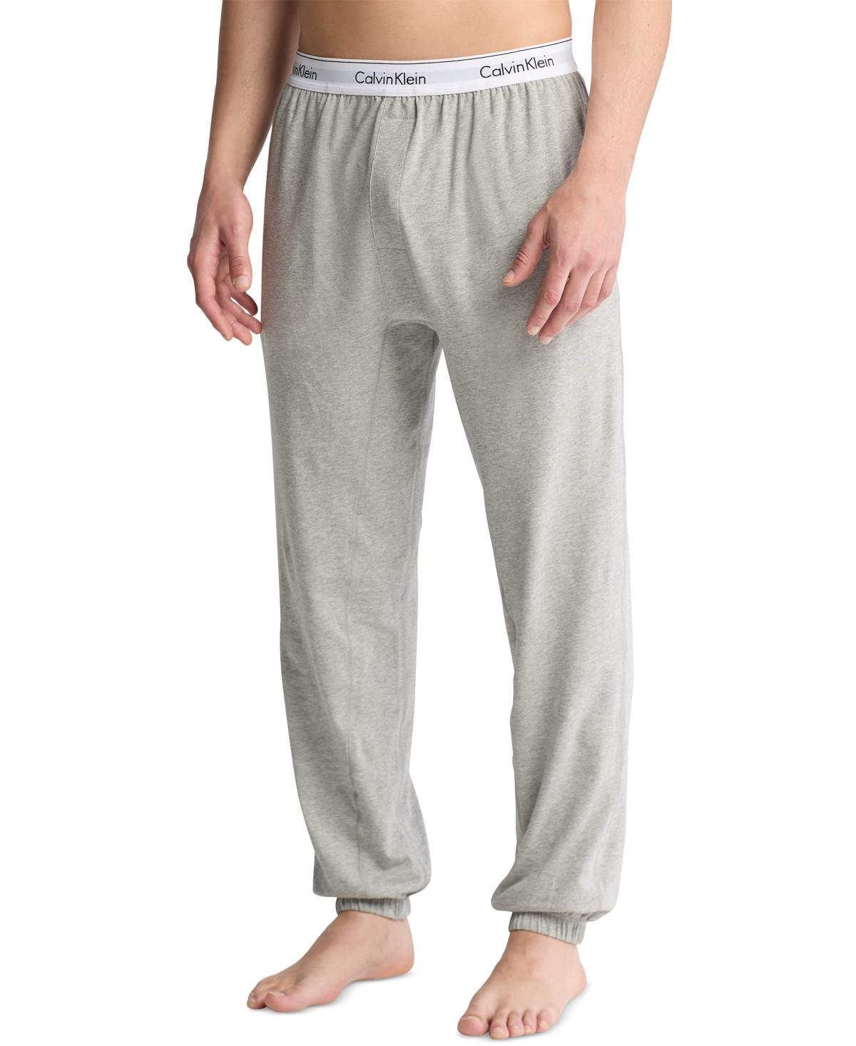 Calvin Klein Men's Icon Cotton Stretch Sleep Joggers - Green - M Product Image