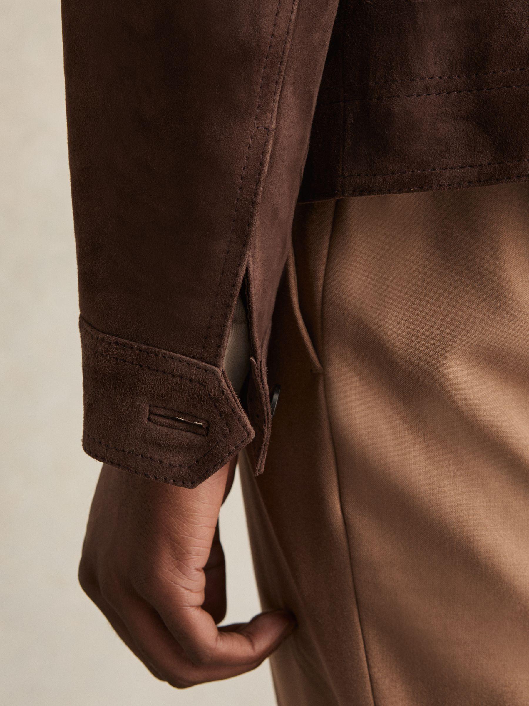 Jacket in Chocolate Brown Product Image