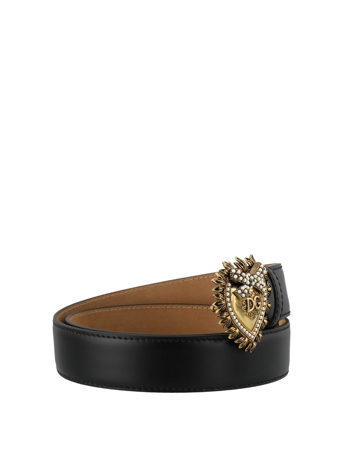 DOLCE & GABBANA Devotion Black Belt Product Image