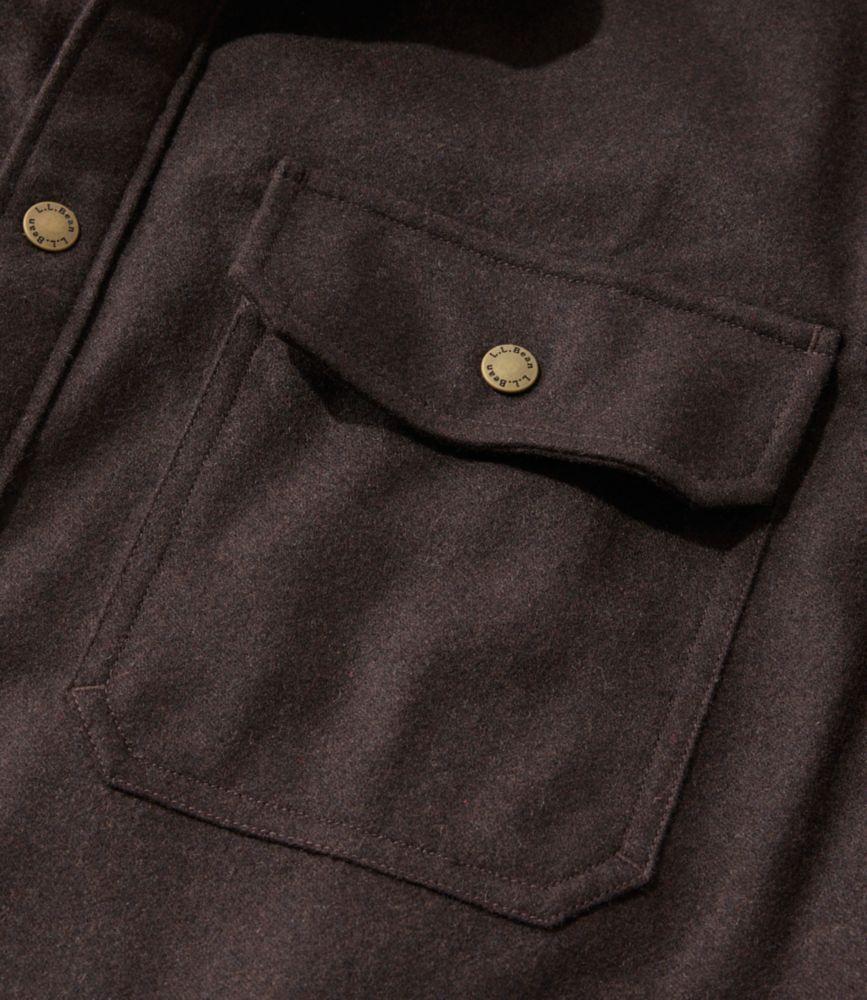 Men's Maine Guide Lightweight Lined Wool Field Shirt Product Image