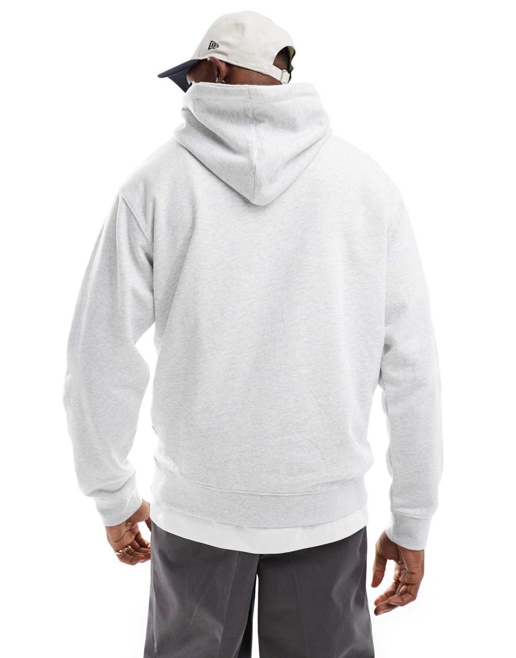 Jack & Jones super oversized 2 pack hoodie in black & white melange    Product Image