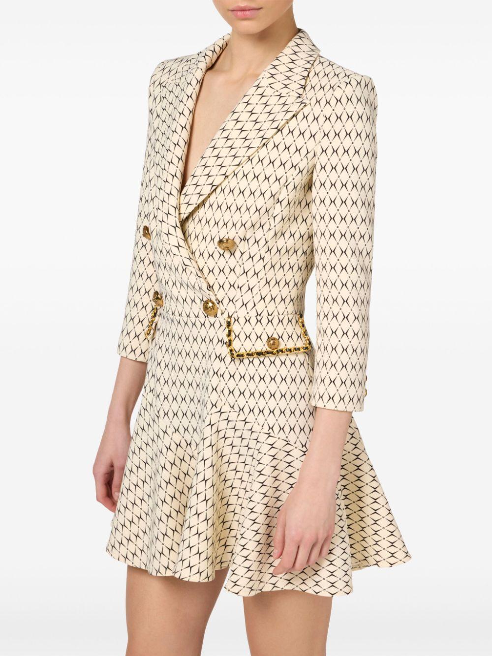 geometric-pattern mini short  Product Image