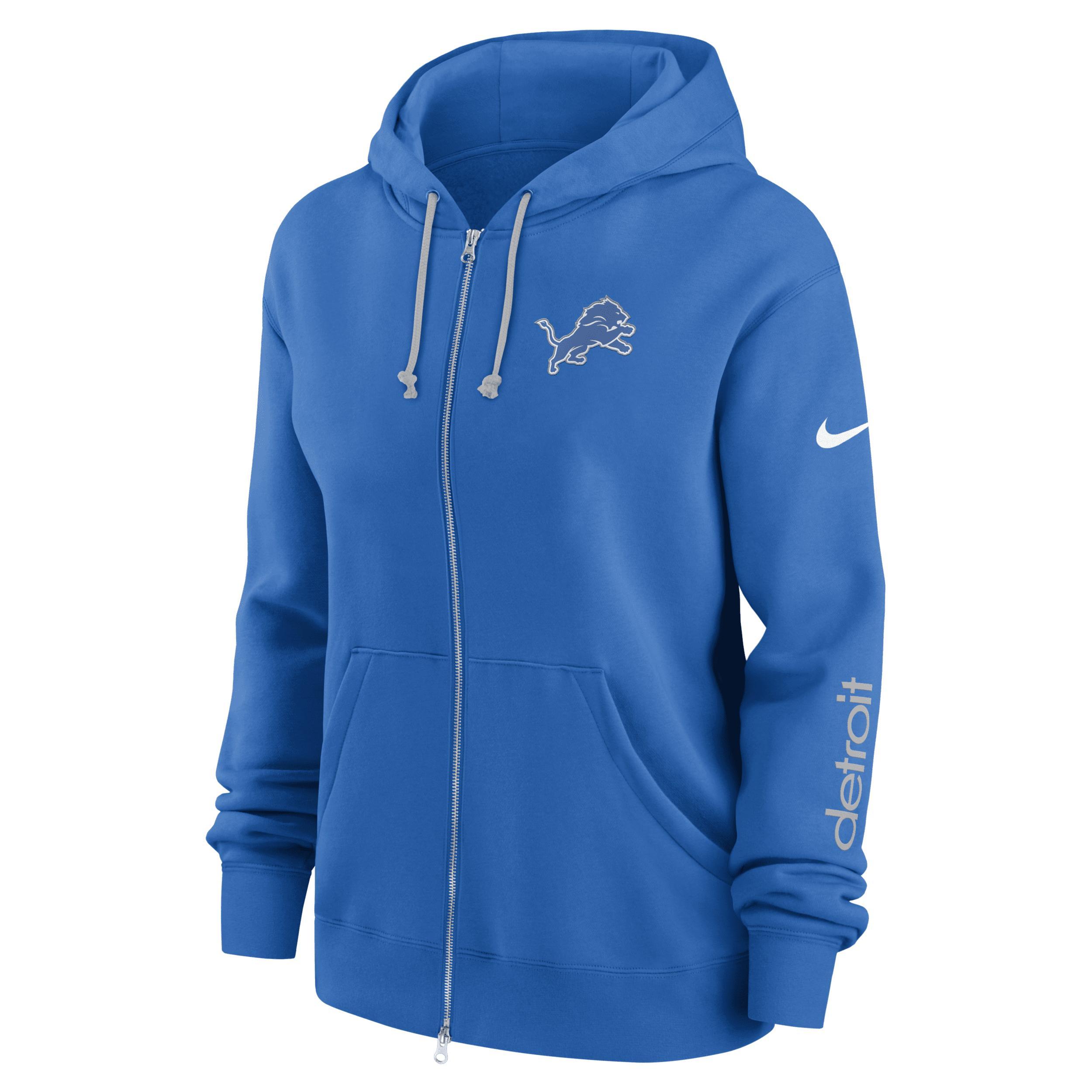 Women's Nike Midnight Green Philadelphia Eagles Phoenix Hoodie Full-Zip Sweatshirt, Size: XL Product Image