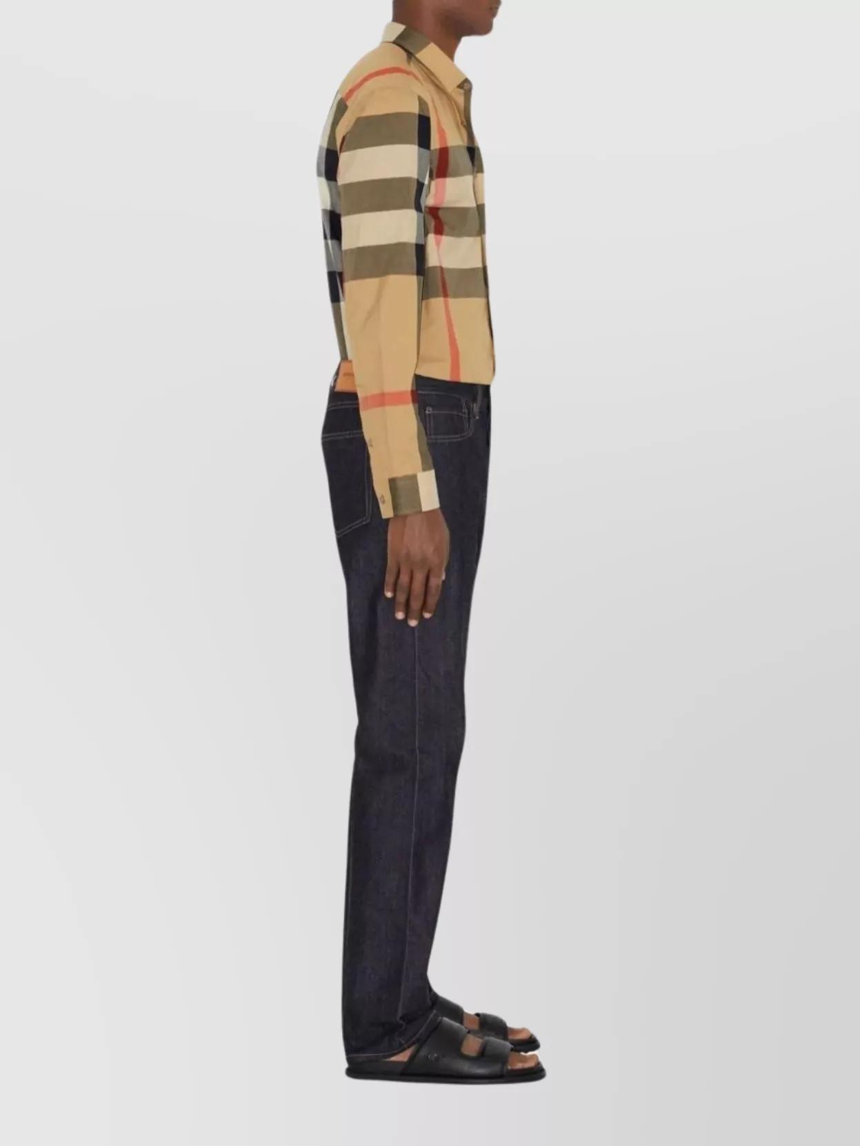 checkered cotton shirt Product Image