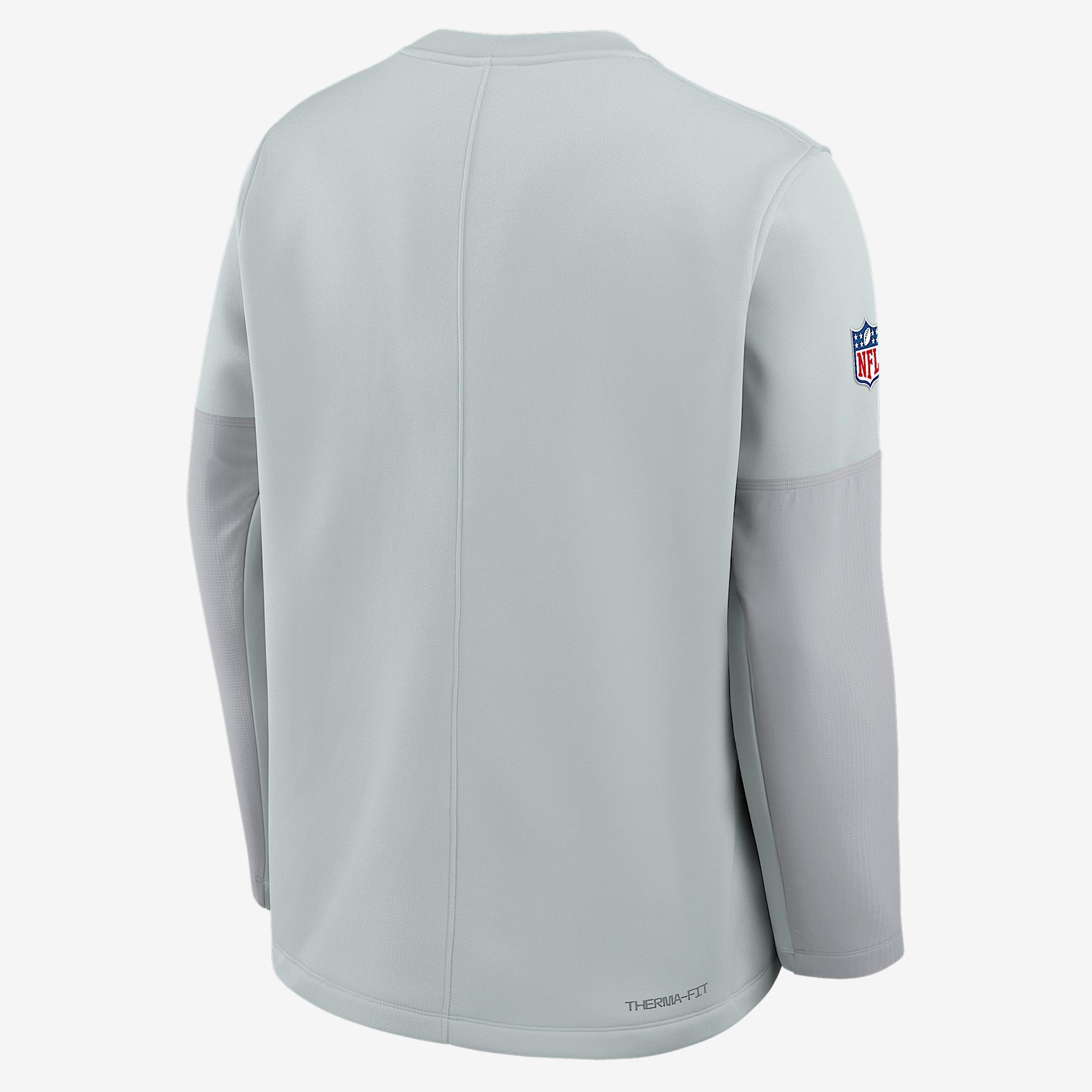 Las Vegas Raiders Scripted To Win Sideline Coach Men's Nike Therma-FIT NFL Long-Sleeve T-Shirt Product Image