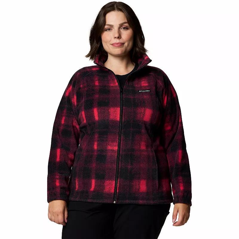 Plus Size Columbia Benton Springs™ Floral Print Jacket, Women's, Size: 1XL, Daredevil Omblur Tonal Product Image