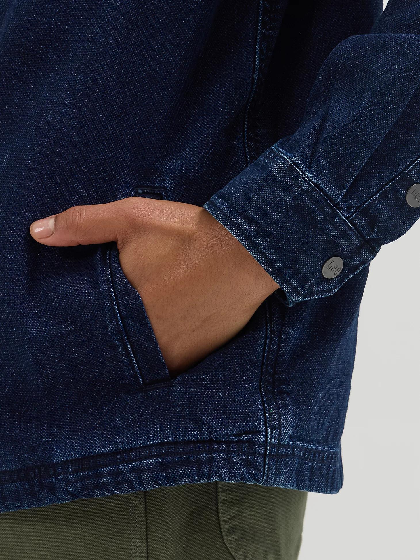 Men's Relaxed Fit Workwear Denim Overshirt | Men's Tops & Tees | Lee® Product Image