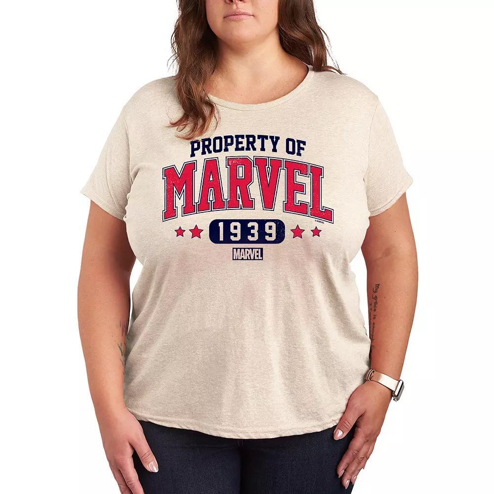 Plus Size Marvel Property of Marvel Graphic Tee, Womens Product Image