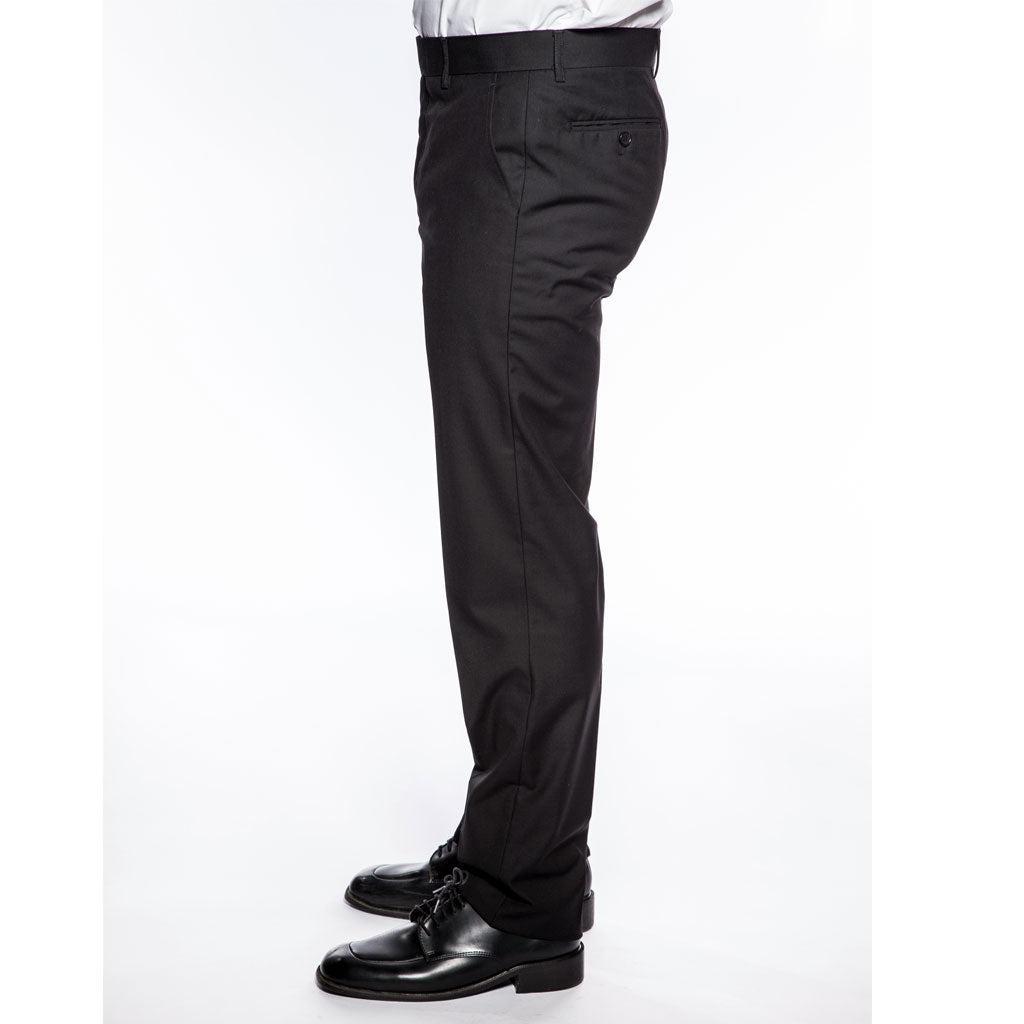 Slim Fit Men's Suit 3 Piece 2 Button in Black Product Image