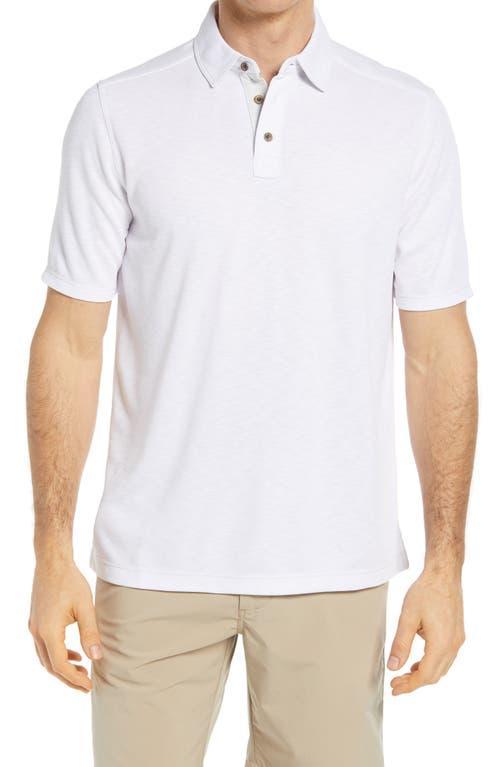Johnston  Murphy Vintage Slub Short Sleeve Polo Shirt Product Image