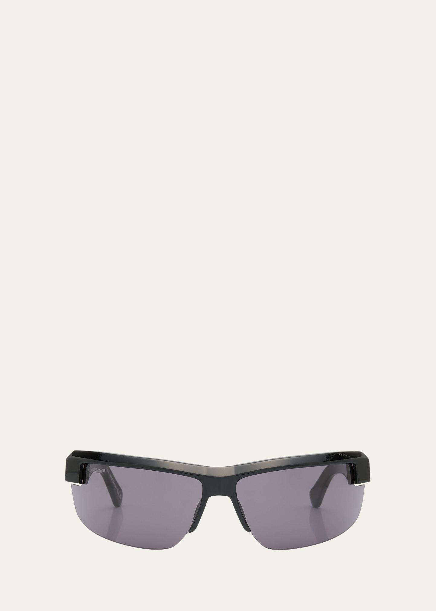 Mens Toledo Half-Rim Acetate Sunglasses Product Image