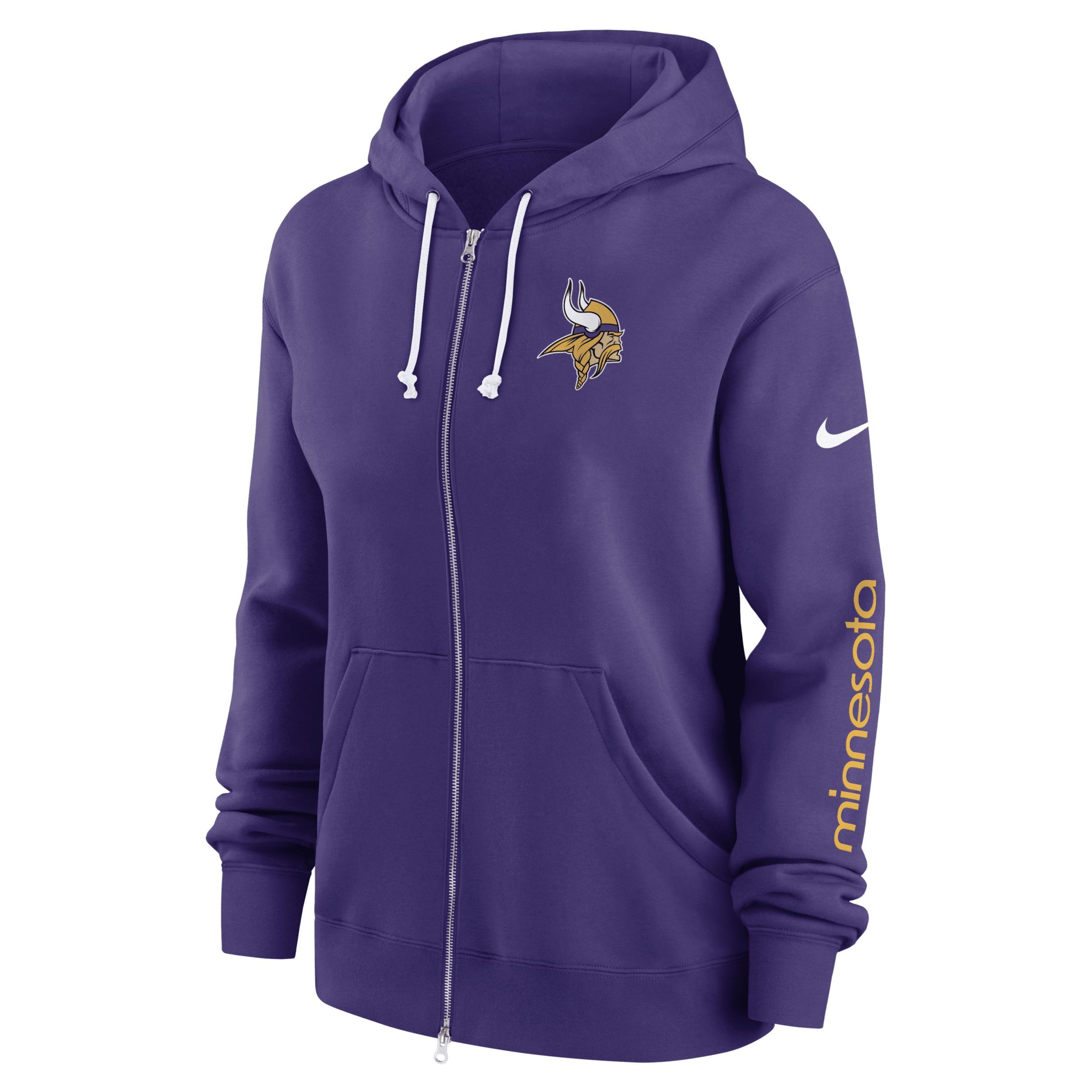 Womens Nike Minnesota Vikings Phoenix Hoodie Full-Zip Sweatshirt Product Image