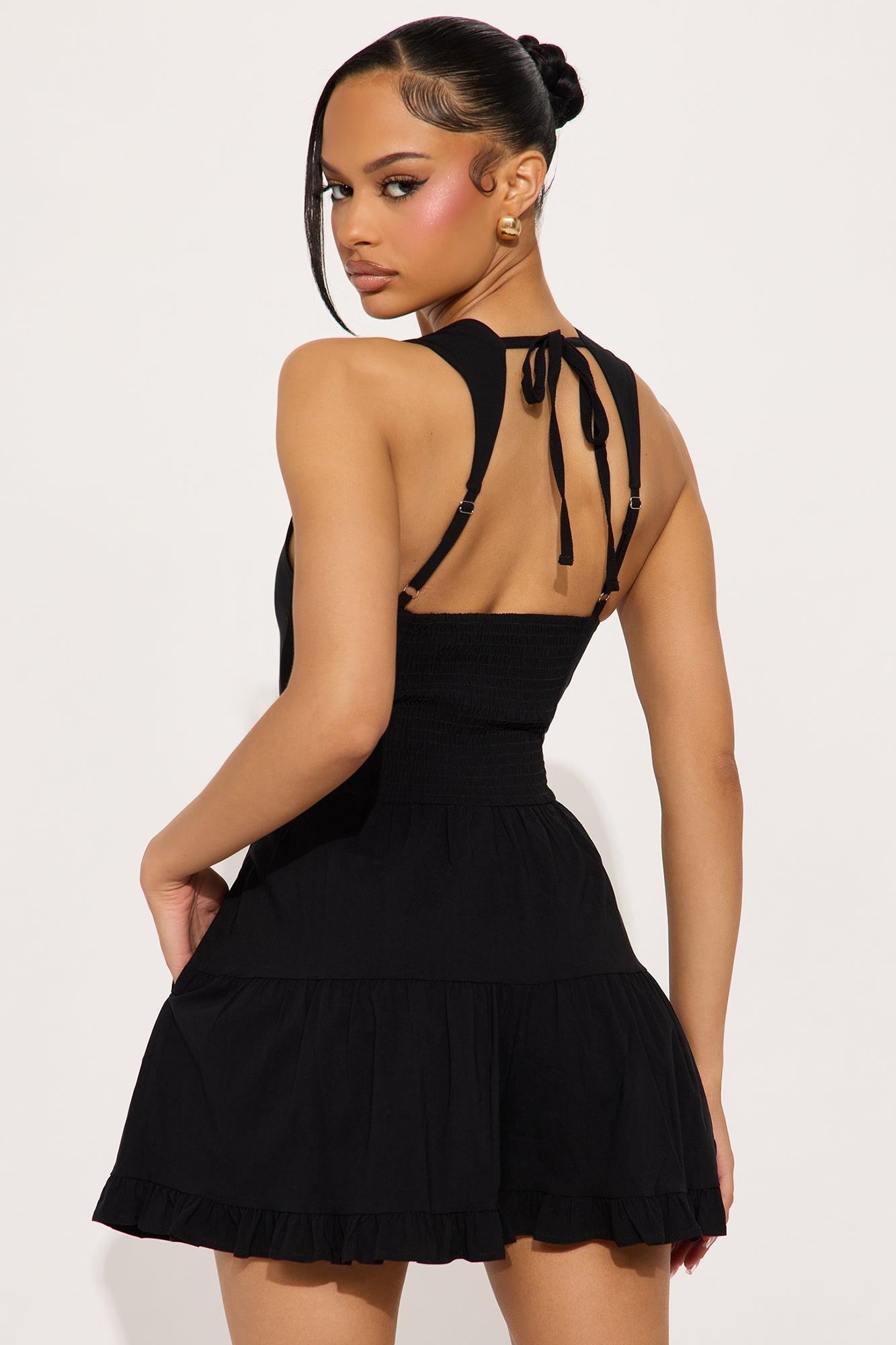 Cake For Breakfast Romper - Black Product Image