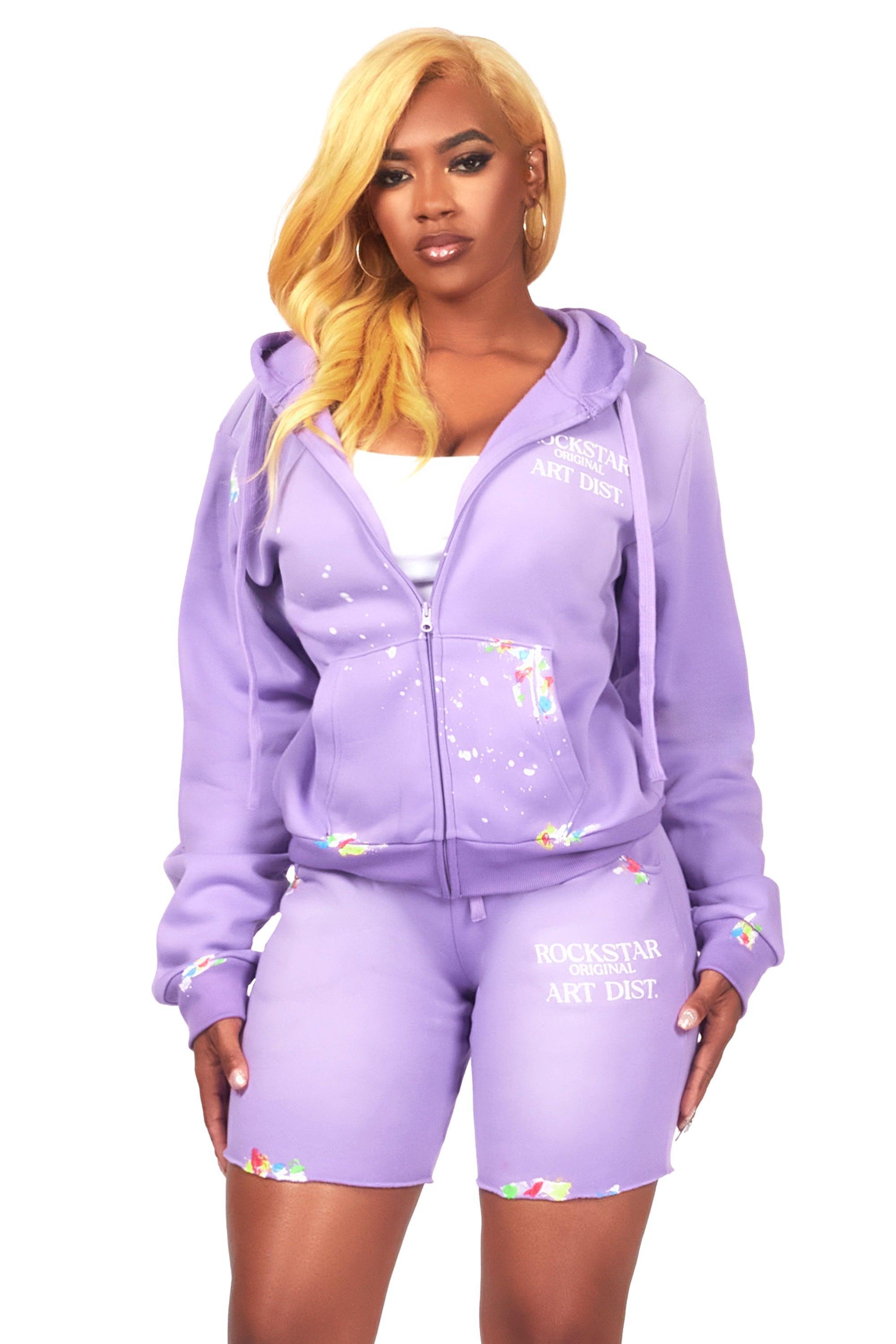 Shannon Purple Short Set Female Product Image
