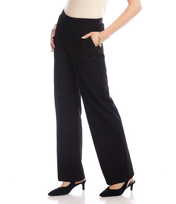 Karen Kane Petite Size Emily Straight Leg Pull-On Pants Product Image