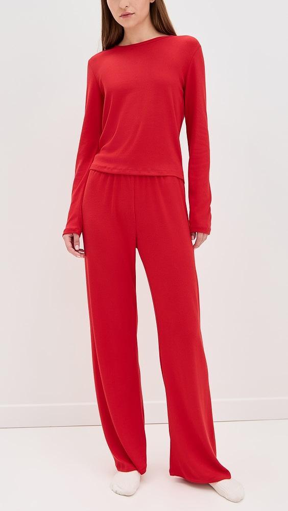Z Supply Sabrina Pointelle Pants | Shopbop Product Image