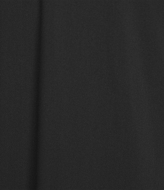 Bryn Walker Sydney Microfiber Jersey Round Neck Elbow Sleeve Asymmetrical Hem Midi Dress Product Image