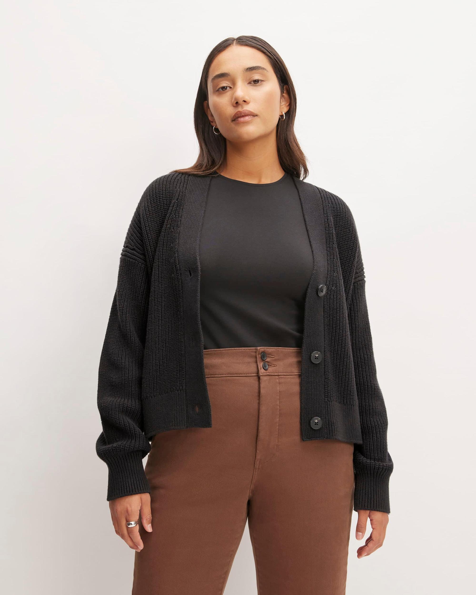 Womens Boxy Cardigan in Everyday Cotton by Everlane Product Image
