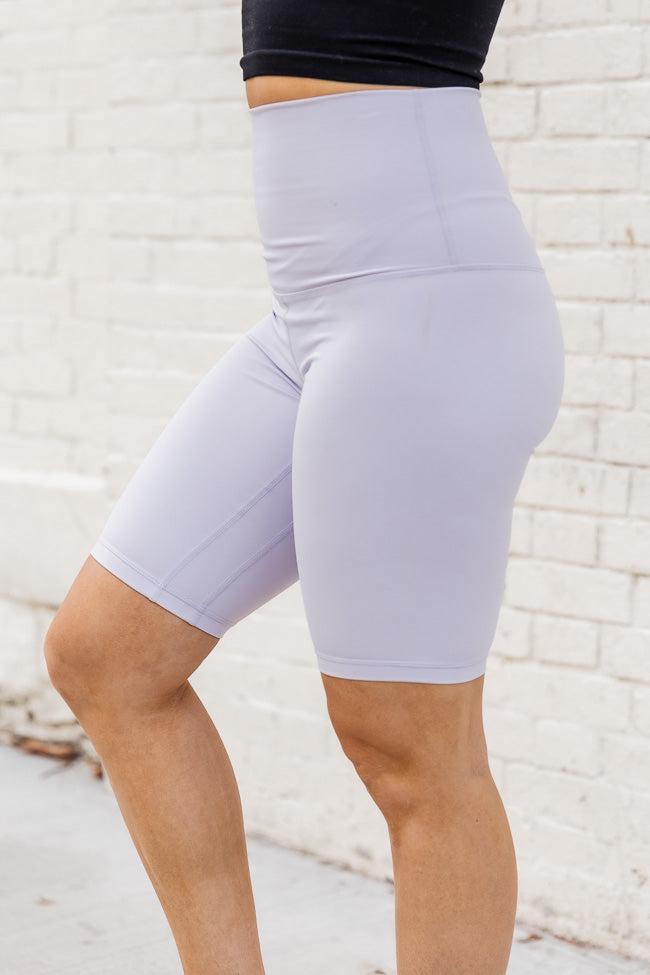Heavy Hitter Periwinkle Biker Shorts FINAL SALE Product Image