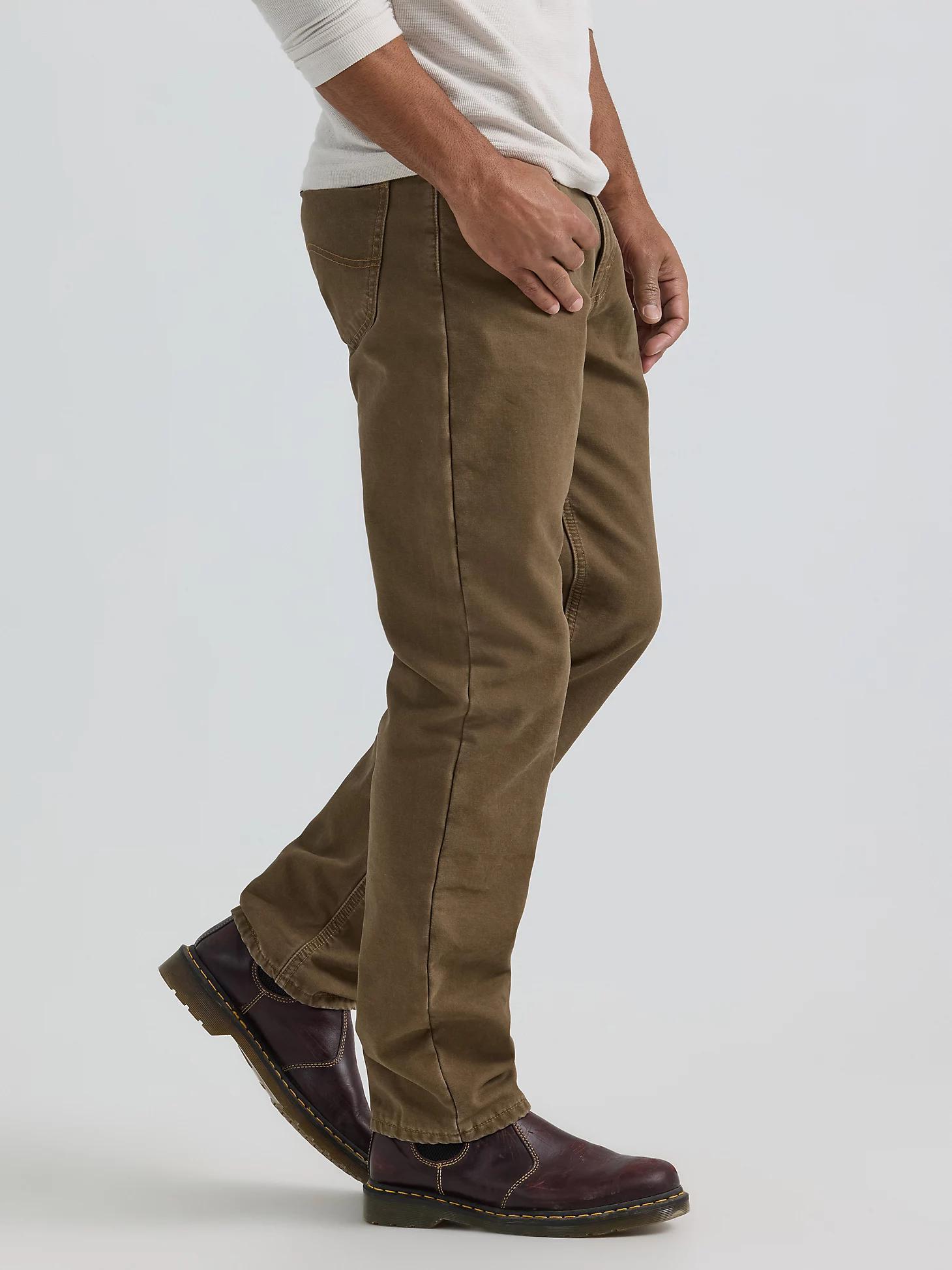 Flannel Straight Leg Relaxed Fit Jeans | Mens Pants | Lee® Product Image