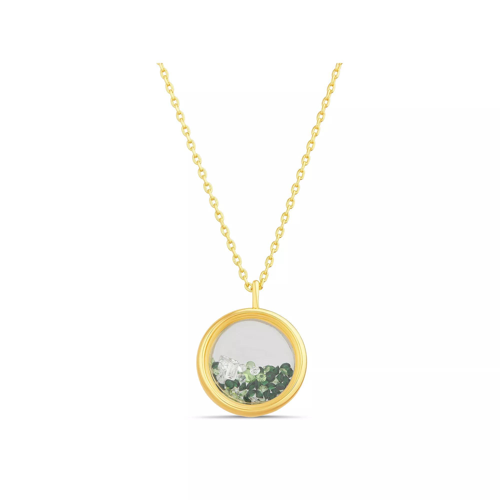 Paige Harper Color Therapy Gold Tone Cubic Zirconia Shaker Necklace, Women's, Size: 16+3" Product Image