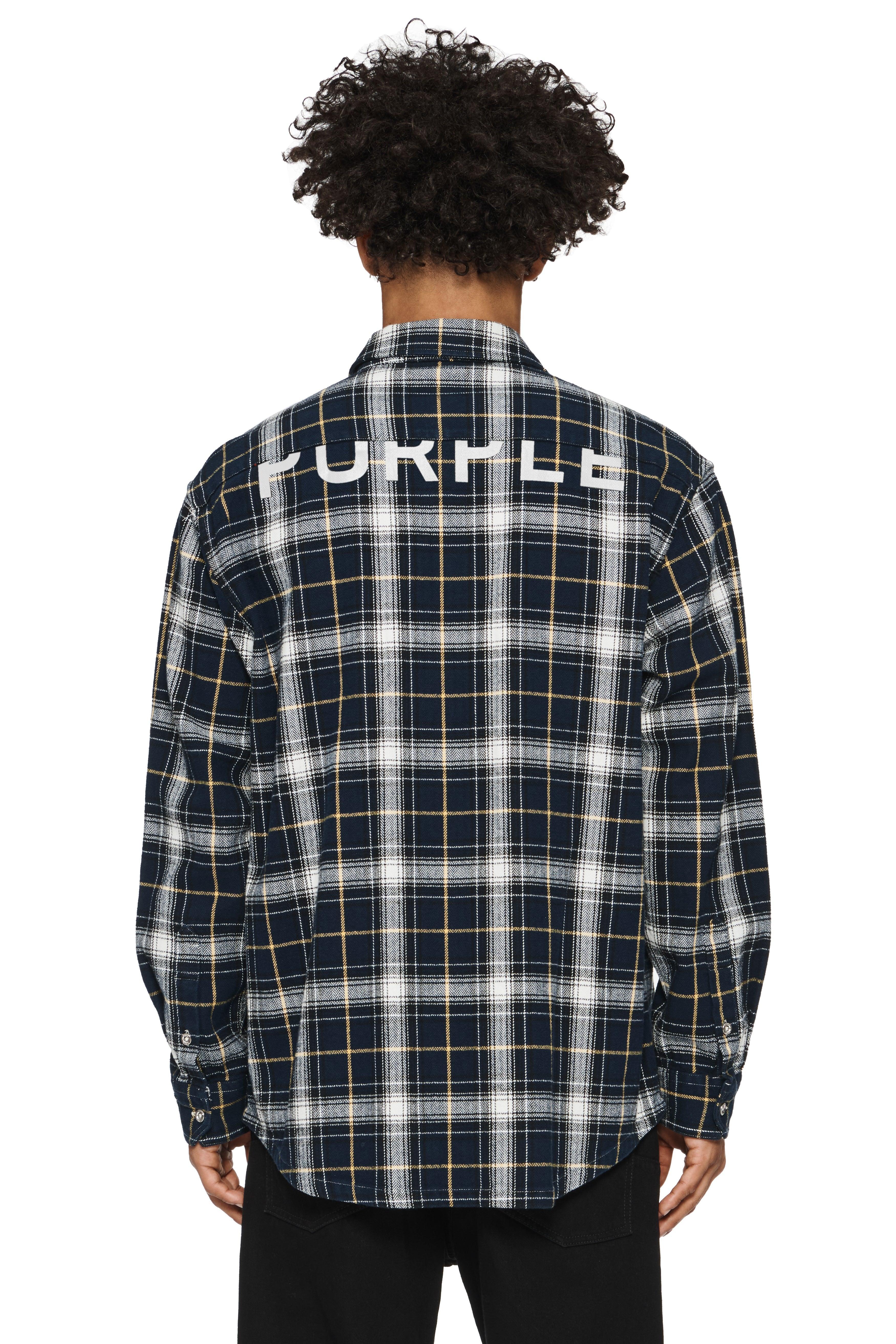 PLAID SHIRT - Blue Male Product Image