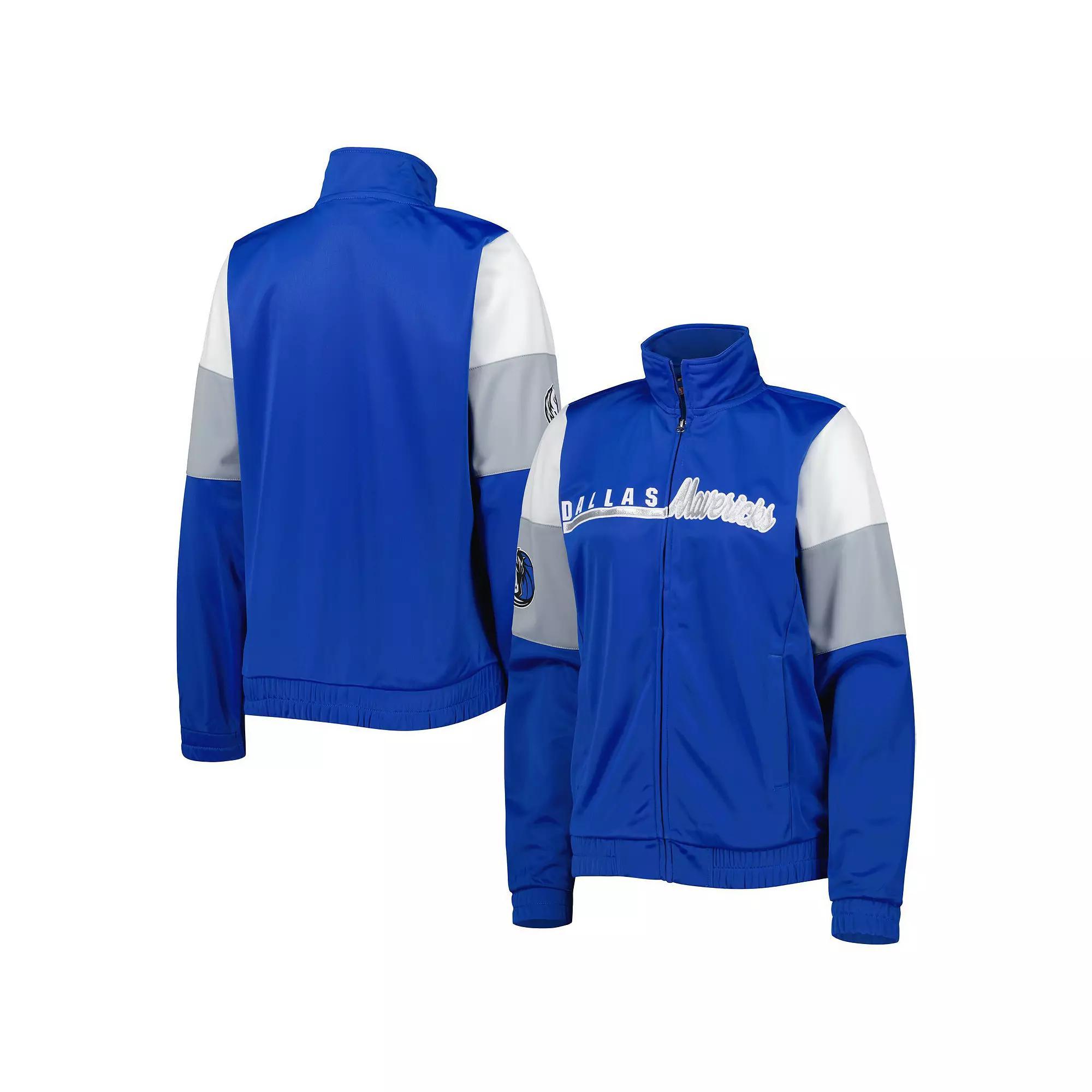 Women's G-III 4Her by Carl Banks Blue Dallas Mavericks Change Up Full-Zip Track Jacket, Size: Small Product Image